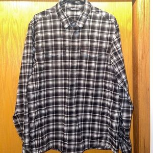 Arc'teryx Long Sleeve Snap Button Up Pockets Soft Flannel Shirt Mens
